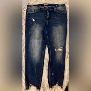 Special A distressed denim jeans, size 3XL